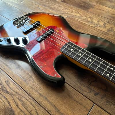 1992 Fender JB-62 Jazz Bass 1962 Reissue MIJ Sunburst Fujigen Japan image 7