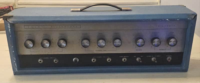 Silvertone Twin Twelve Tube Amp Head Only image 1