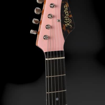 Kithara Guitars Harland Baritone - Shell Pink Relic. NEW, (Authorized Dealer) image 7