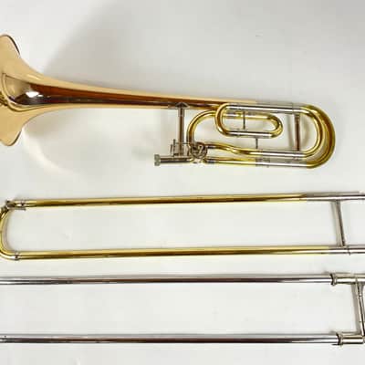 Used Yamaha YSL-8420G Bb/F Trombone (SN: 001908) image 3