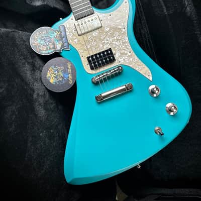 Used Dunable R2 (Riffs, Beards & Gear Guitar See Video!) - Satin Seafoam Turquoise image 13