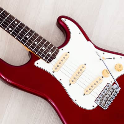 2008 Fender DiMarzio Collection Stratocaster '62 Vintage Reissue ST62-DMC Candy Apple Red, Japan CIJ image 7