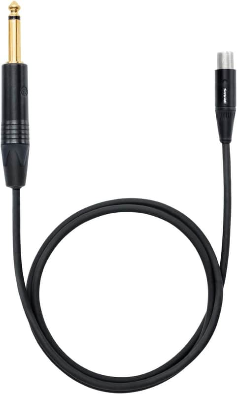 Shure WA306 3’ Premium Instrument Cable, 1/4-to-TA4F image 1