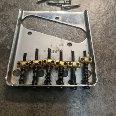 Vintage 1974 Fender Telecaster 6 saddle bridge 1975 1976 1977 1978 1979 image 2