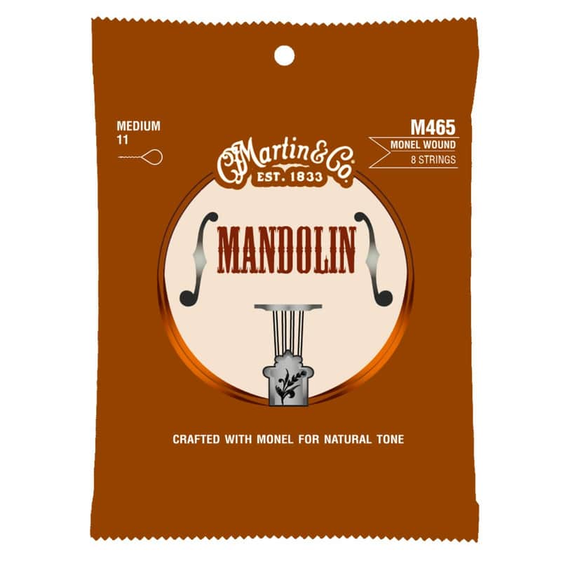 Martin M465 Monel Wound Mandolin Strings, Medium .011-.040 image 1