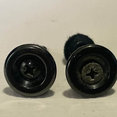 2000's Japan Jackson Dinky Guitar Factory Black Oversize Strap Buttons image 1