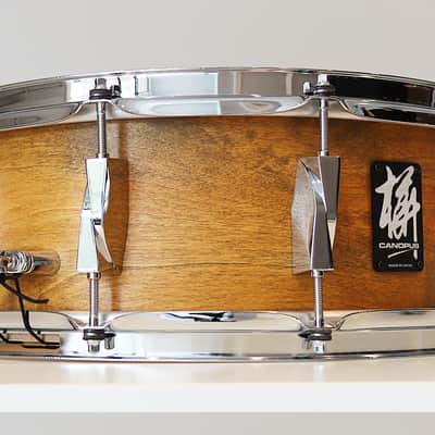 Canopus Maize Yellow Birch 5.5" x 14" Snare Drum w/ VIDEO! YBR-1455 image 4