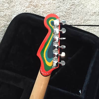 Fender stratocaster Custom Psychedelic Finish image 4