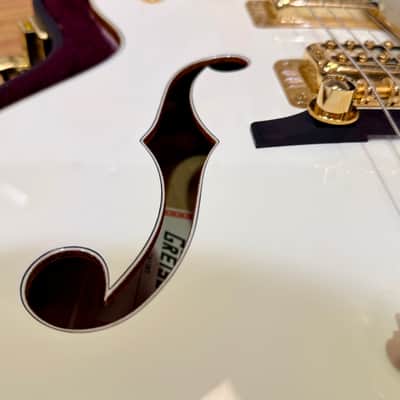 ✨MINT✨ 2013 Gretsch G6136T White Falcon MIJ~ Japan~ Bigsby~ Case & Docs~ Gold! image 6