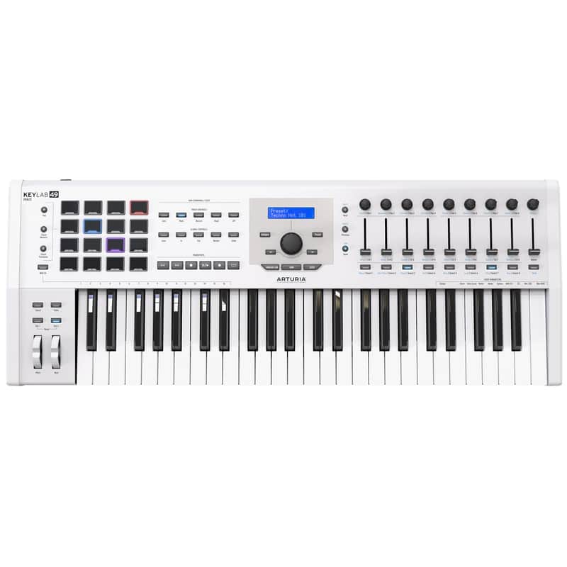 Arturia KeyLab MkII 49 MIDI/USB/CV Controller - White image 1