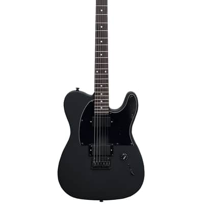 Dynacaster BT-1 Super Tele Humbuckers w/ Preamp Electric Guitar Satin Black image 2
