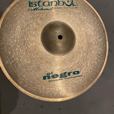 Istanbul Mehmet El Negro 13” Hi-Hat – Horacio Hernandez Signature – Handmade Turkish Cymbals 2010-2018 (?) image 3