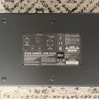 EVH 5150 Iconic Series EL34 2-Channel 15-Watt Guitar Amp Head 2025 - Present - Black Bild 6