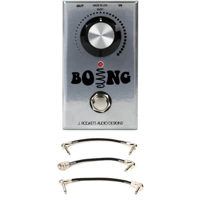 J. Rockett Audio Designs Boing Reverb Pedal with 3 Patch Cables image 1