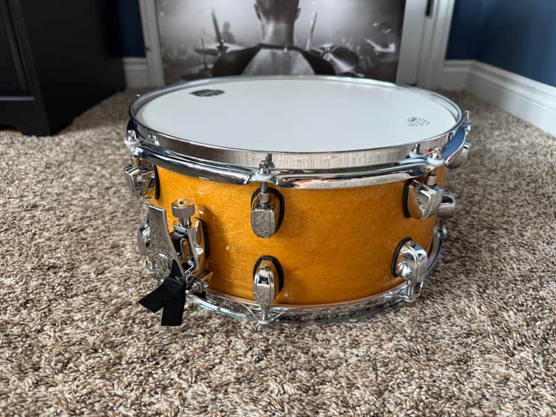 Mapex MPNMP3600 MPX Maple/Poplar 13x6" Snare Drum 2023 - Present - Gloss Natural with Chrome Hardware image 1