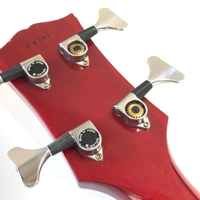 Greco TVB-65 c.1980s 32" Medium Scale Bass Guitar Mahogany w/Soft Case image 21