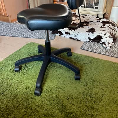 SoundSeat (Sound Seat) Regular Seat Drum Throne - Black Leather image 3