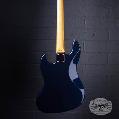 Tokai AJB114 MIJ Jazz Bass Gunmetal Blue Metallic Matching Headstock Made in Japan image 3