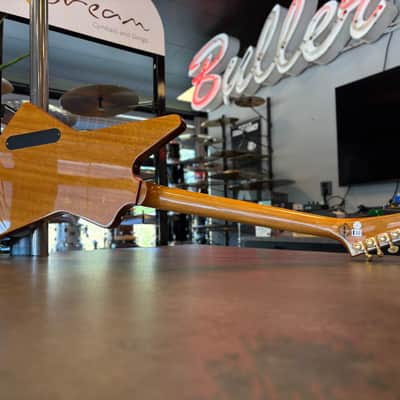 Epiphone Limited Edition '58 Korina Explorer Reissue 2022 - Antique Natural (Black Pickguard) image 4