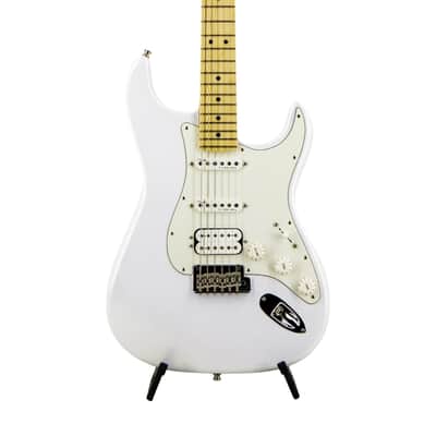 Fender Juanes Stratocaster Electric Guitar, Maple FB, Luna White, JL23XXXX image 4