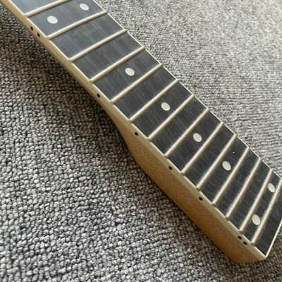 Blue Harley Benton Guitar Maple Wood Neck, Rosewood 24 Frets Fingerboard image 4