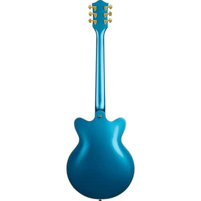 Gretsch Limited Edition G2655TG Streamliner Series Electric Guitar with Bigsby, Riviera Blue image 2
