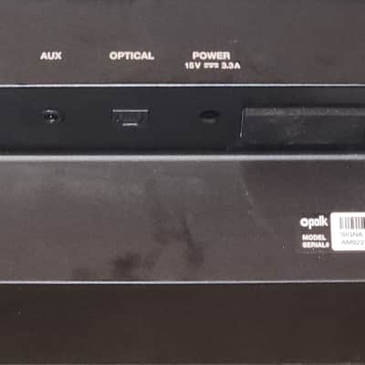 Polk POLK AUDIO SIGNA SOUNDBAR - (Ultra-Slim) SOUND BAR ONLY 2008 - Black plastic case image 6