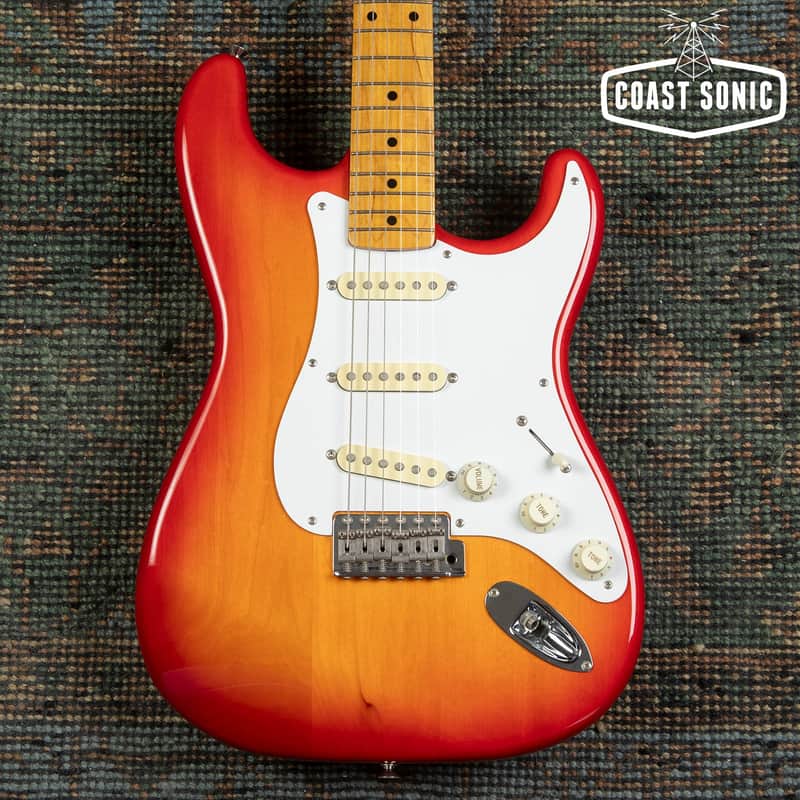2012 Fender '57 Reissue Stratocaster ST57 Made in Japan - Cherry Sunburst image 1