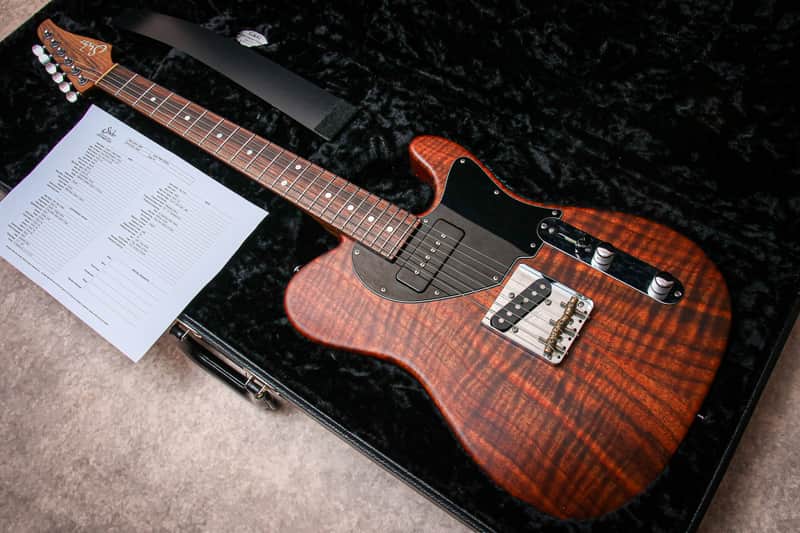 SUHR USA Custom Shop Classic T Claro Walnut "Natural + Pau Ferro" (2017) image 1