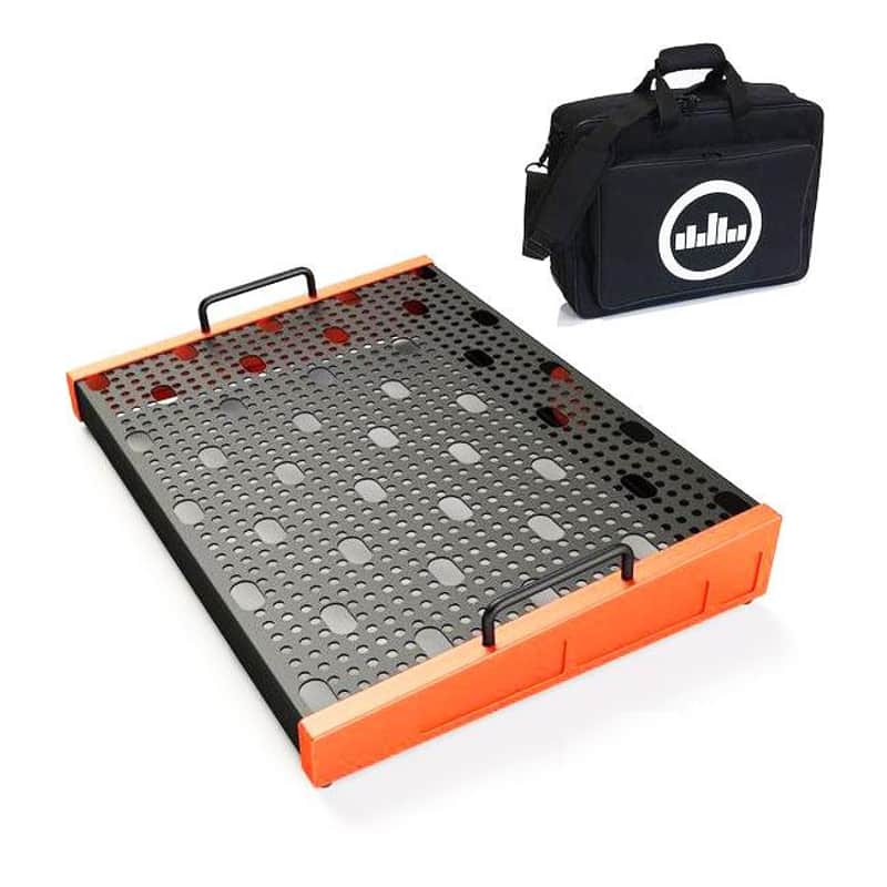 Temple Audio Design Duo 17 (17" x 12.5") Pedalboard w/Soft Case Temple Red image 1