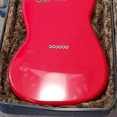 Immagine Mexican Fender Player Mustang 90 Red Custom Modified Single Pick-Up - 2
