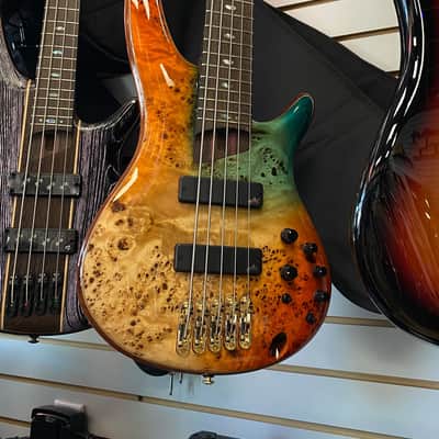 Ibanez SR1605DW-ASK Premium Soundgear Electric Bass Guitar Autumn Sunset Sky Gloss image 5