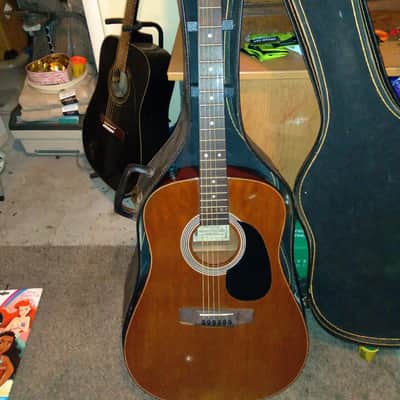 Harmony H 162-E 1970's Mahogany image 1