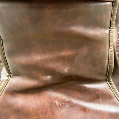 Vintage Simg Brown Acoustic Guitar Gig Bag Soft Case – For Parts/Repair image 4