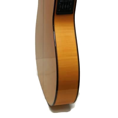 Cordoba 55FCE Thinbody Nylon String Flamenco Acoustic-Electric Guitar w/ Case - Made in Spain image 5