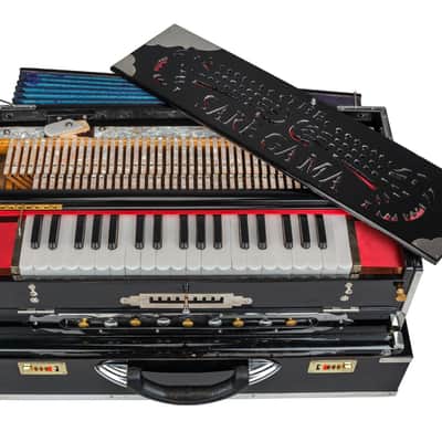 Handmade Harmonium   9Scale Changer  Exclusive Concert Quality Portable  Indian Teak With Bag image 3