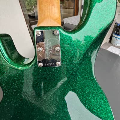 2002 Ernie Ball Music Man Stingray  - Green Sparkly image 6