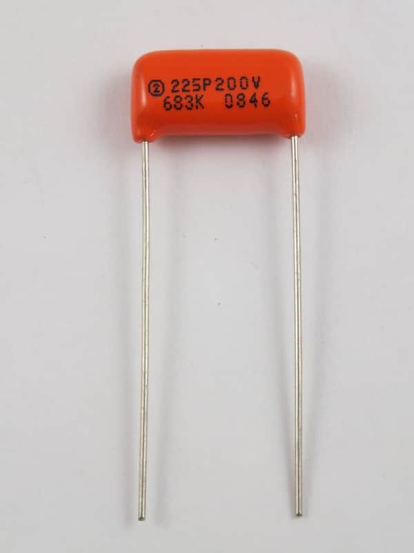 2024 Guitars Electric Ltd Orange Drop Capacitor Orange