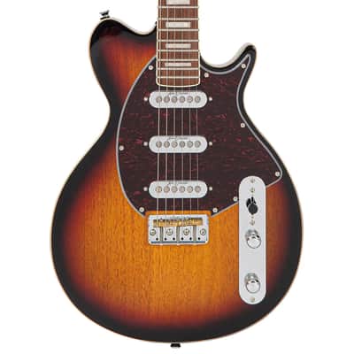 Vintage REVO Series 'Vision' Electric Guitar - Two Tone Sunburst (VRV800SB) image 4
