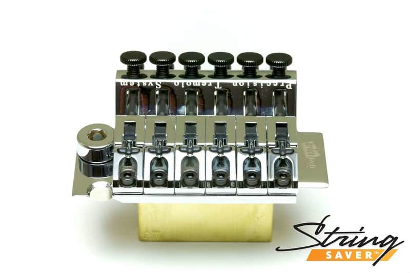 Graph Tech PS-0080-C0 LB63 Floyd Rose-Style Locking Bridge w/ String Saver Saddles image 1