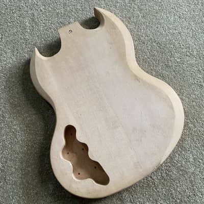DIY Mahogany Guitar HH Body image 4