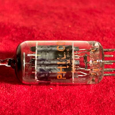 Philco Single Vintage 12AX7 Preamp/Amplifier Vacuum Tube 1970s - Clear Glass image 5