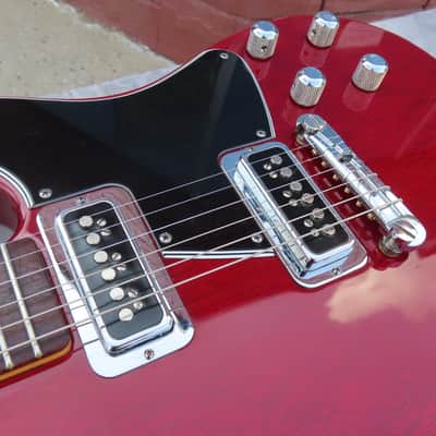 FENDER 1998 TELE-SONIC 1998 CRIMSON RED TRANSPARENT EARLY RUN 1st YEAR near MINT ORIGINAL! image 9