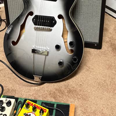 Heritage H525 hollow body USA KALAMAZOO ES125 ES225 p90s LOLLAR 2014 - Silverburst image 16