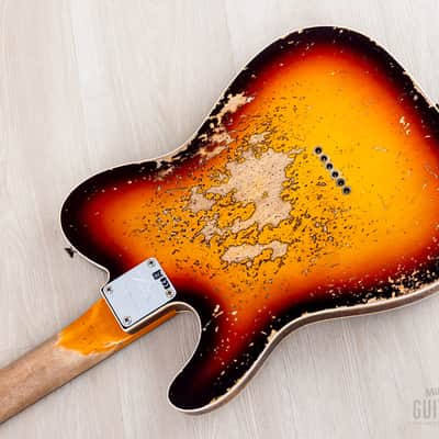 2023 Fender Custom Shop Limited Edition ‘59 Telecaster Custom Super Heavy Relic Sunburst image 17