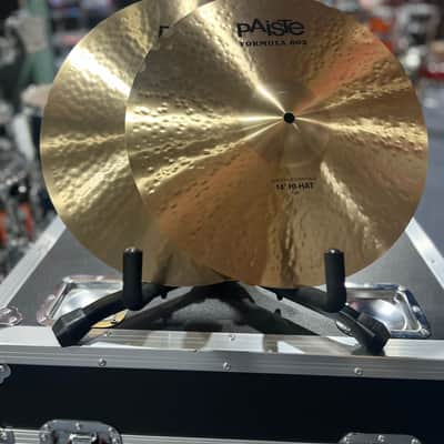 Paiste 14" Formula 602 Modern Essentials Hi-Hat Cymbals New (Open Box) / Auth Dealer / Free Shipping image 5