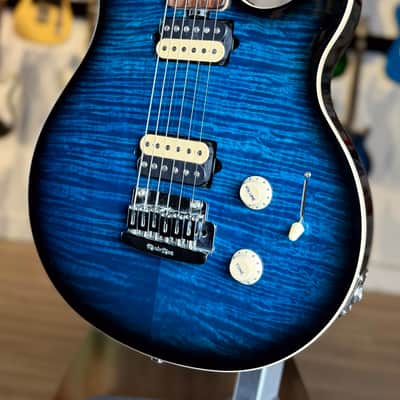 Ernie Ball Music Man Axis Super Sport BFR (Ball Family Reserve) - Translucent Blue Burst image 7