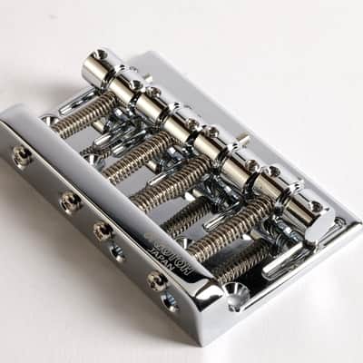 Gotoh 201B-4 Bass Bridge 4-String Chrome, NOS image 2