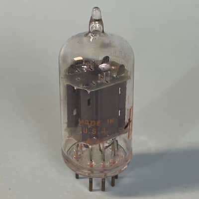 1960s RCA 12AU7 ECC82 X2 Matched Pair Vintage Long Plate Side Getter Tubes! T147 image 10