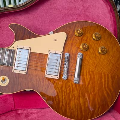 2018 Gibson Custom Shop Historic '59 Les Paul Standard Reissue LPR9 - Royal Teaburst image 5